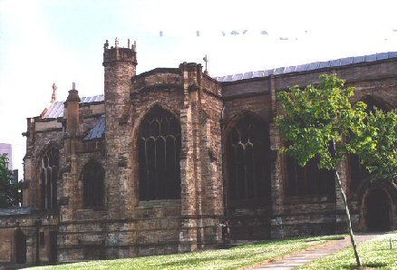 Outside of St. John the Baptist Church 