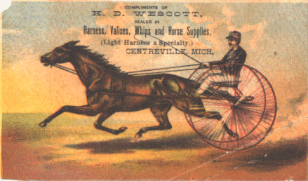 H. D. Wescott Trading Card